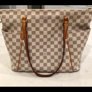 Louis Vuitton Totally MM Damier Azur canvas